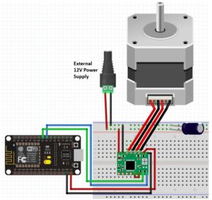 ESP8266 với A4988 và động cơ bước